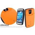 Противоударный чехол для Samsung Galaxy S4 - IA JACKET оранжевый